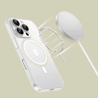 Tech-Protect MagSlim Magnetinis dėklas telefonui iPhone 16 Pro Max - baltas