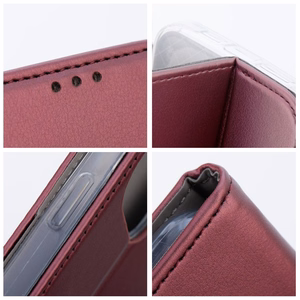 SMART MAGNETO knyginis dėklas telefonui MOTOROLA G05 / G15 bordo