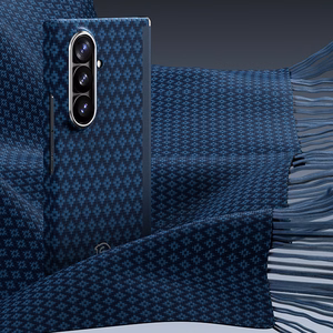 Benks Magnetic Armor Grid Air Grand Combo dėklas (C.K.FL.SA.BE.0051), skirtas Samsung Galaxy Z Fold 8 Ultra, mėlynas