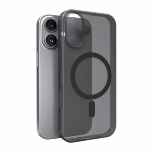 Puro Daylight Magnetinis suderinamas silikoninis dėklas telefonui iPhone 17 - permatomas juodas