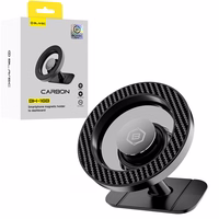Blavec automobilinis laikiklis BH-16B Carbon magnetinis Magsafe prietaisų skydeliui (BH16BC-MDB) juodas