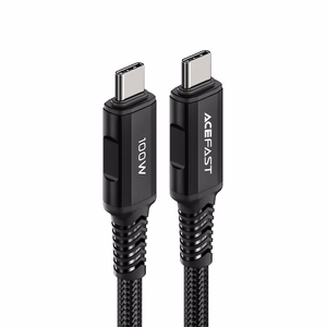 Acefast C4-03 Black USB-C - USB-C PD QC кабель 100W 5A 480Mb/s 2m - черный