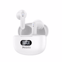 YESIDO EARPHONES TWS19 (Enc) BT 5.3 baltas