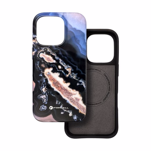 FORCELL F-PROTECT Mirage, karinio kritimo testuotas dėklas telefonui suderinamas su MagSafe IPHONE 16 PRO auksinė sala