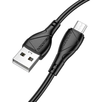 Borofone Kabelis BX121 Energija - USB į Micro USB - 2,4A 1 metras - juodas