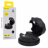 Blavec Cable organizer BX-01 self-adhesive clip juodas - 3 pieces