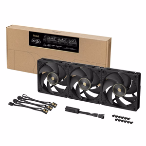 ASUS ProArt PF120 Fan PWM Black 3in1 Kompiuterio korpusui Ventiliatorius 12 cm Juoda 3 vnt