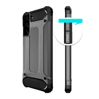 Hybrid Armor dėklas telefonui Samsung Galaxy S23 šarvuotas hibridinis dėklas mėlynas