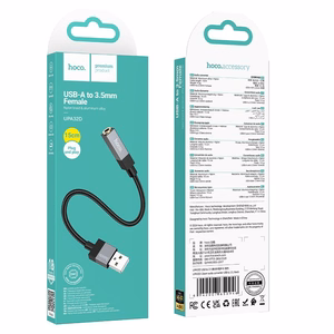 Audio adapteris Hoco (UPA32D) USB į 3,5mm(p)