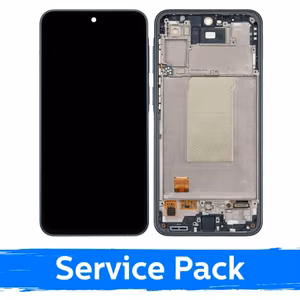 Ekranas skirtas Samsung A376 A37 5G su rėmeliu / Graygreen / (Service Pack)