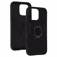 Ring Armor dėklas telefonui iPhone 16 Pro Max juodas