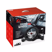 NanoRS RS700 žaidimų valdiklis Juoda, Sidabras USB Vairas Analoginis / skaitmeninis Android, Nintendo Switch, PC, PlayStation 4, Playstation 3, Xbox One