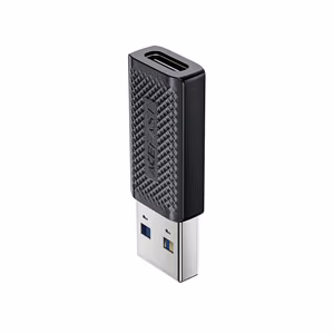 Acefast J2 USB-C 3.0 (moteriškas) į USB-A 3.0 (vyriškas) 5Gb/s adapteris - juodas