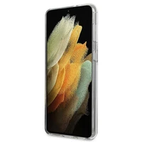 Karl Lagerfeld Karl&Choupette dėklas Samsung Galaxy S21+ - skaidrus