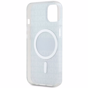 DKNY IML mono ir juostų magnetinis dėklas telefonui iPhone 15/14/13 - juodas