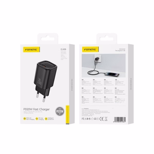 Įkroviklis Foneng EU69 20W USB-C juodas