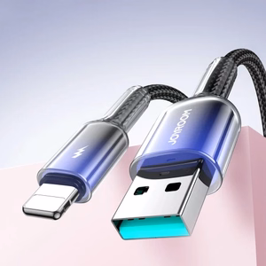 USB laidas Joyroom S-A42 juodas Lightning 120cm