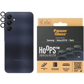 PanzerGlass Hoops kameros apsauga Samsung Galaxy A25 5G - su juodu rėmeliu