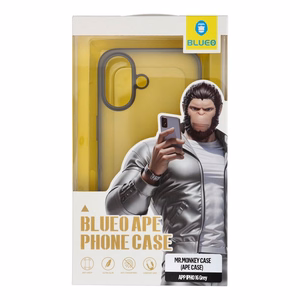 BLUEO APE dėklas telefonui - Apple iPhone 16 pilkas
