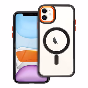 COLOR EDGE MAG COVER dėklas telefonui suderinamas su Magnetiniu IPHONE 11 juoda auksinė