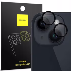 Spacecase Kameros apsauginis žiedas iPhone 13/13 Mini juodas