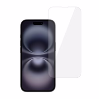 Apsauginis stiklas temperuotas - mėlynas rinkinys (10 vienetų) skirtas IPHONE 16 PLUS