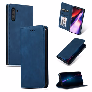 Dėklas Business Style Xiaomi Redmi A7 4G tamsiai mėlynas