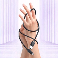 USB Laidas Joyroom "S-AL012A14" Juodas "Lightning" 120cm