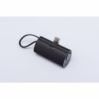 Išorinė baterija Forcell F-Energy Power Plug F5K3 PD 20W 5000 mAh su įmontuotu jungtimi USB C juoda