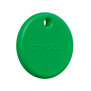 Chipolo POP Bluetooth daiktų ieškiklis su keičiama baterija, skirtas iOS ir Android, žalias
