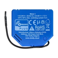 Shelly Qubino Wave 1 Controller, 1-channel, Z-Wave