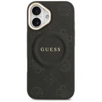 Guess Peony Hot Stamp MagSafe dėklas telefonui iPhone 17 - juodas