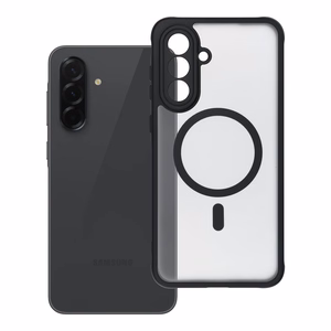 FULL MATTE MAG COVER dėklas telefonui, suderinamas su MagSafe, skirtas SAMSUNG A36 juodas