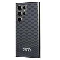 Audi IML Siuvinėjimo raštas Magnetinis dėklas telefonui S24 Ultra S928 juodas/juodas kietas dėklas AU-IMLMS24U-Q5/D3-BK