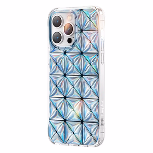 Kingxbar Miya Series dėklas iPhone 14 Plus galinis dangtelis lazerinė spalva