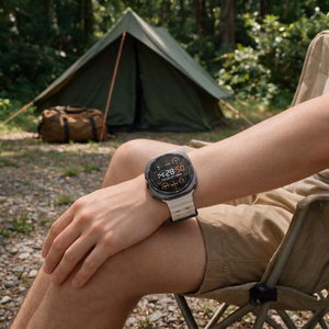 Tech-Protect Iconband Pro dirželis, skirtas „Samsung Galaxy Ultra 47 mm“ – smėlio spalvos