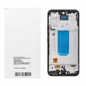 REWA OLED LCD ekranas su rėmeliu, skirtas SAMSUNG A54 5G, juodas