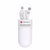 FORCELL C291 Kabelis C tipo į Lighninng PD 27W TUBE 1 m baltas