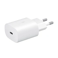 Samsung 25W EP-TA800EWE USB-C sieninis įkroviklis pakaitinis rinkinys - baltas