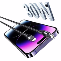 USAMS Laidas USB-C į Lightning 30W 1,2m juodas SJ729USBSG01 (US-SJ729) (tuba)