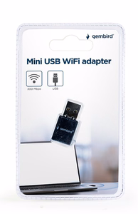 Gembird WNP-UA300-01 mini USB WiFi adapteris, 300 Mbps