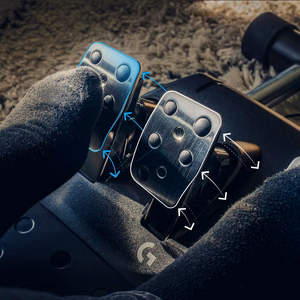 Logitech G G923 lenktynių vairas ir pedalai, skirti PS5, PS4 ir PC