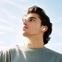 Borofone TWS Bluetooth Ausinės FQ10 Džiaugsmingos baltos