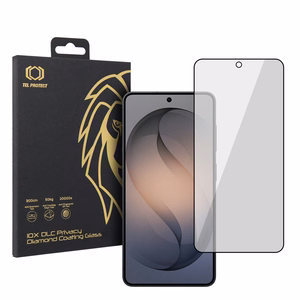 Tel Protect 10X Privacy DLC Diamond Coating grūdintas stiklas skirta Samsung Galaxy S26 Plus su pirštų atspaudų atrakinimo funkcija