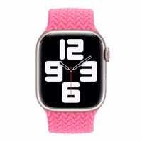 APPLE STRAP APPLE WATCH 3K439ZM/A pinta Solo Loop apyrankė 44/45/46/49MM SIZE 4 FLAMINGO originali plomba