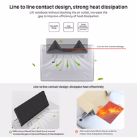 Nillkin Ascent reguliuojamas nešiojamojo kompiuterio stovas pilkas