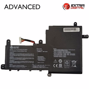 Nešiojamo kompiuterio baterija ASUS B31N1729, 3400mAh, Extra Digital Advanced