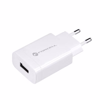 Įkroviklis Forcell (1xUSB 2.4A 18W) baltas