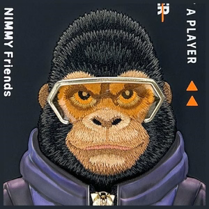 Nimmy Cool&Cute 2.0 Beždžionės dėklas telefonui iPhone 15 - juodas