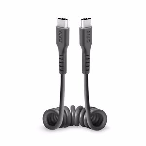 SBS TECABLETYPCCSK USB-C спиральный кабель - USB-C 0.5m - черный